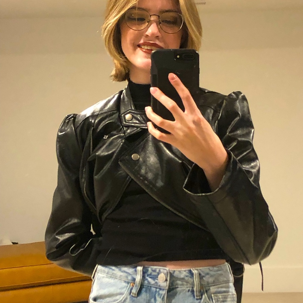 Vintage 80s Real Leather Jacket